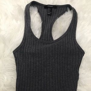 F21 Knit Halter Crop Top